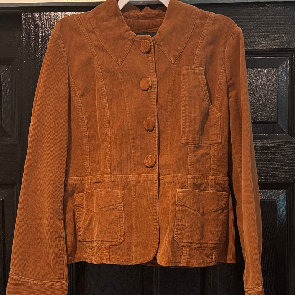 Marc Jacobs Women's Corduroy Utility Jacket in Rust